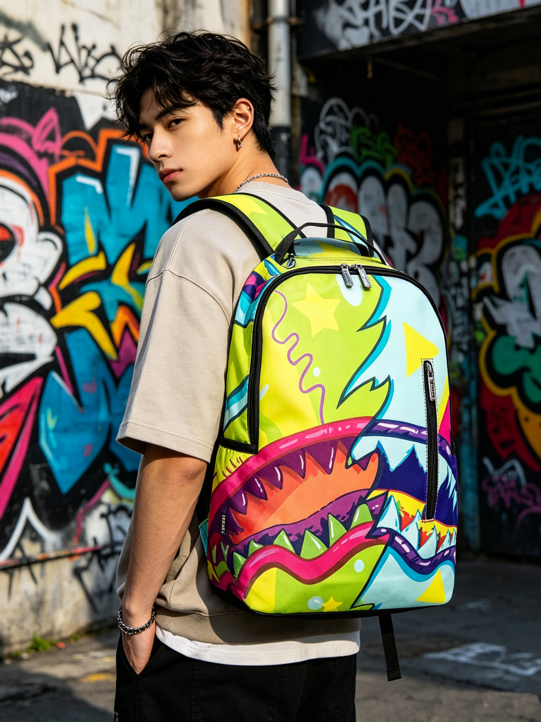 Street Fashion Women - New Trendy Street-Style Design Backpack for