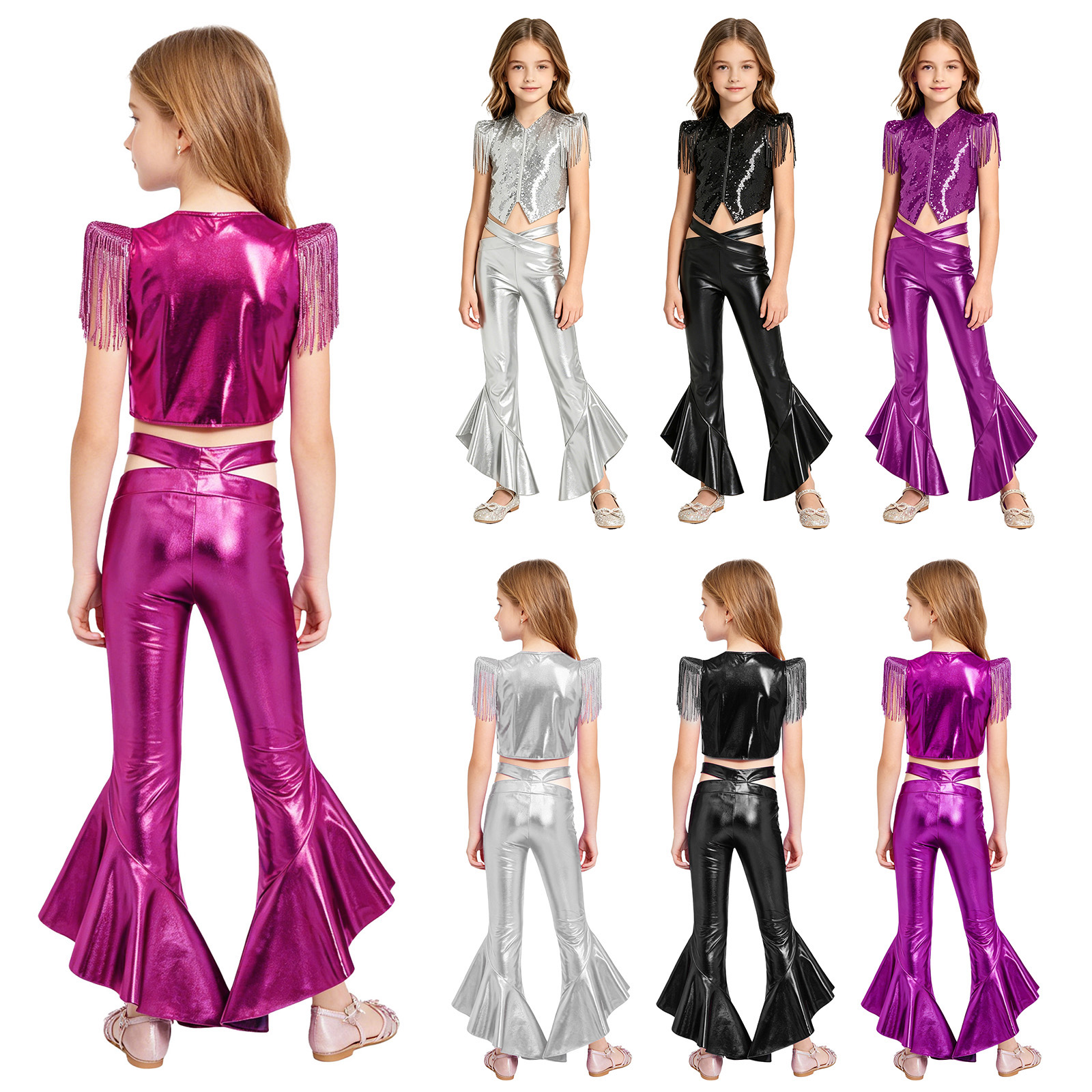 Fashion Group Jazz Dance Costu - Street Fashion Outfit Girl avaliação e preço