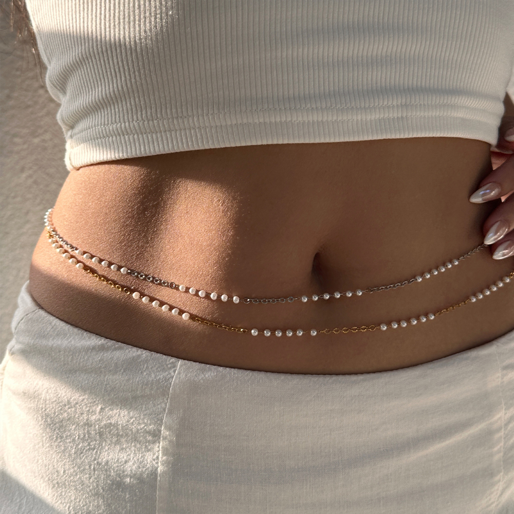 ENFASHION Waist Chain Imitatio - Street Fashion Jewelry avaliação e preço