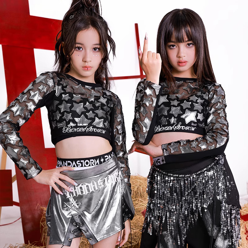 New Girls Kpop Jazz Dance Cost - Street Fashion Outfit Girl avaliação e preço