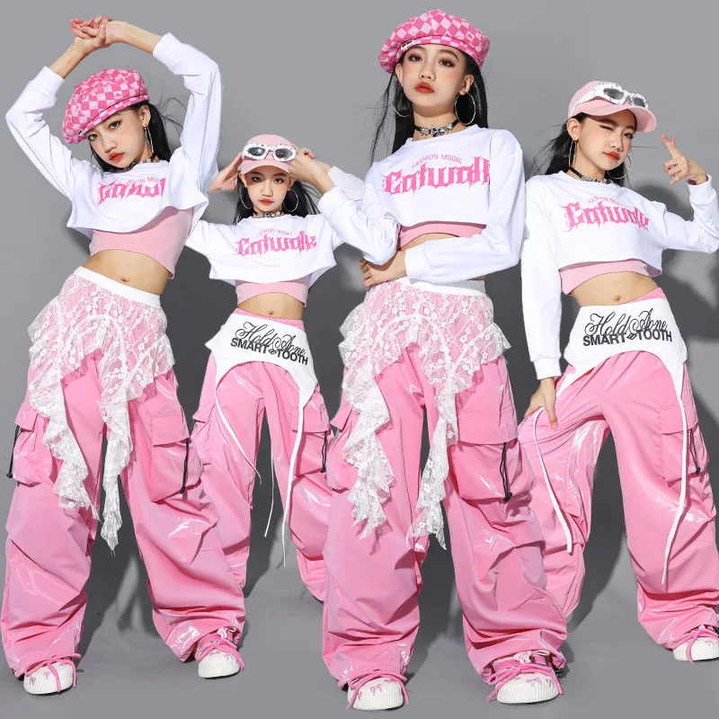 New Kpop Jazz Dance Clothes Fo - Street Fashion Outfit Girl avaliação e preço