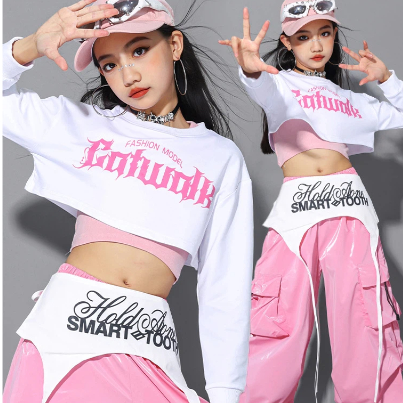 New Kpop Jazz Dance Clothes Fo - Street Fashion Outfit Girl avaliação e preço