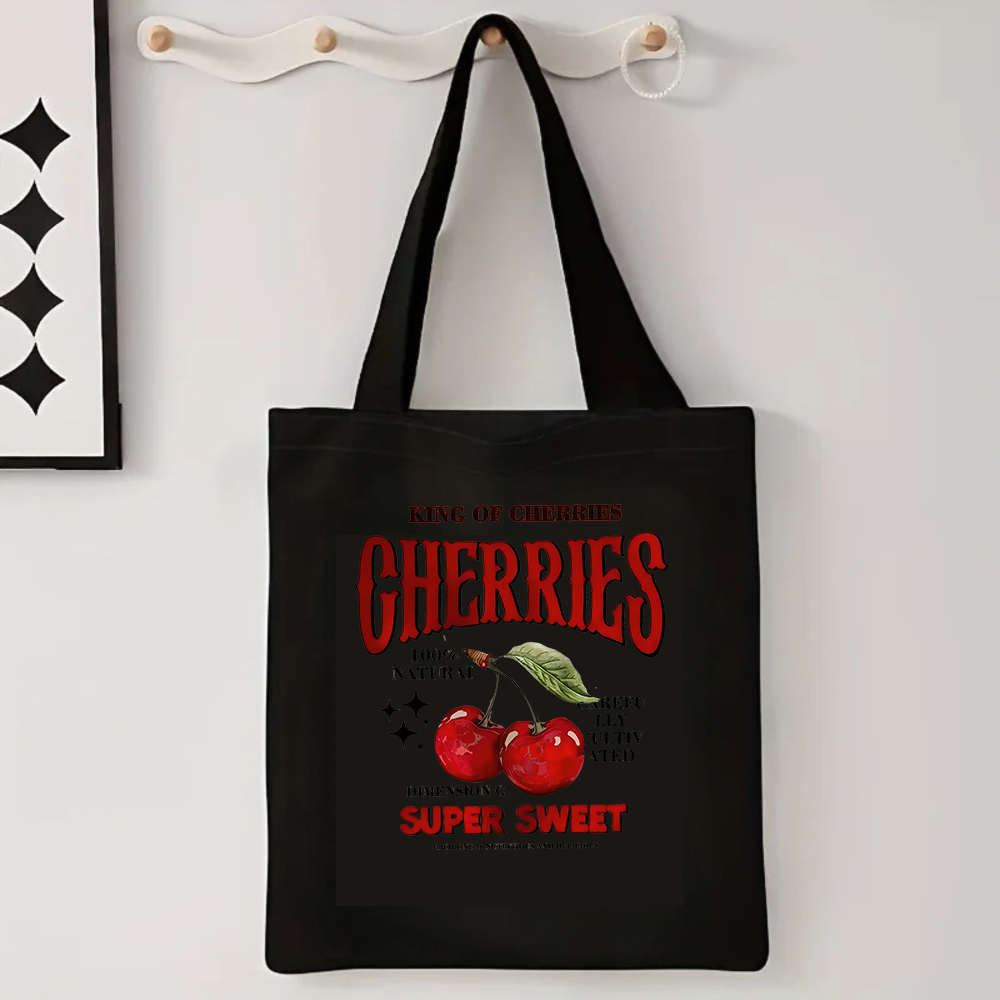 King Of Cherries Canvas Tote B - Tote Bag Canvas Print avaliação e preço