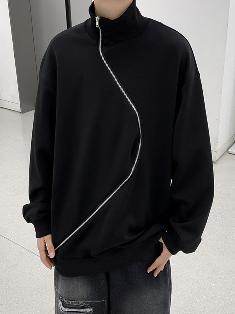 Man Outerwear No Hat Hoodies T - Street Fashion Shibuya avaliação e preço