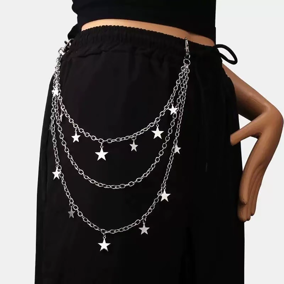 Sexy Y2K Layered Star Dangle P - Street Fashion Jewelry avaliação e preço