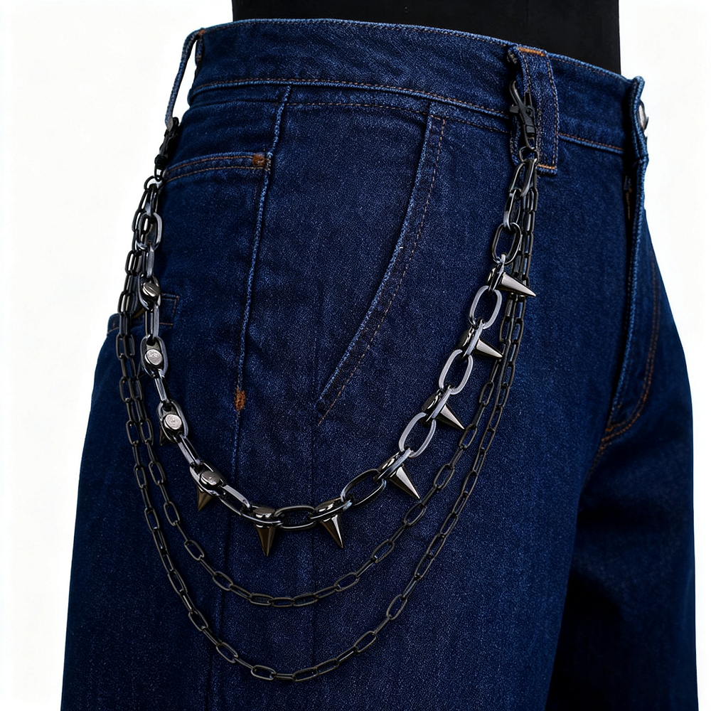 Unisex Hip Hop Punk Rock Metal - Street Fashion Jewelry avaliação e preço