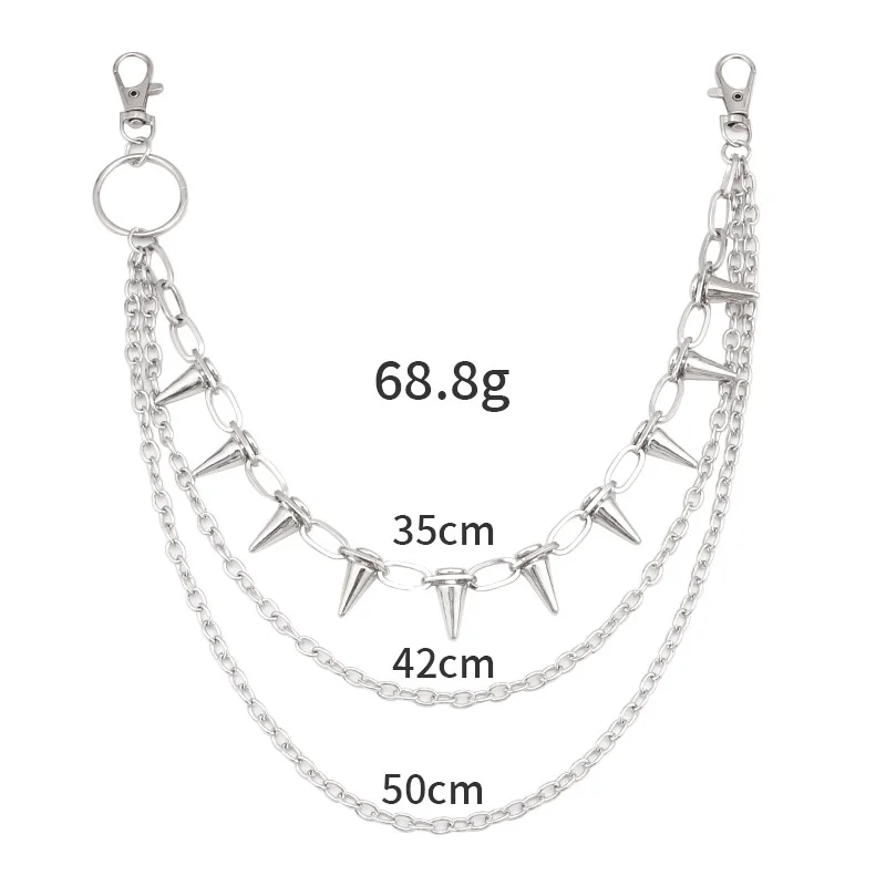 Unisex Hip Hop Punk Rock Metal - Street Fashion Jewelry avaliação e preço