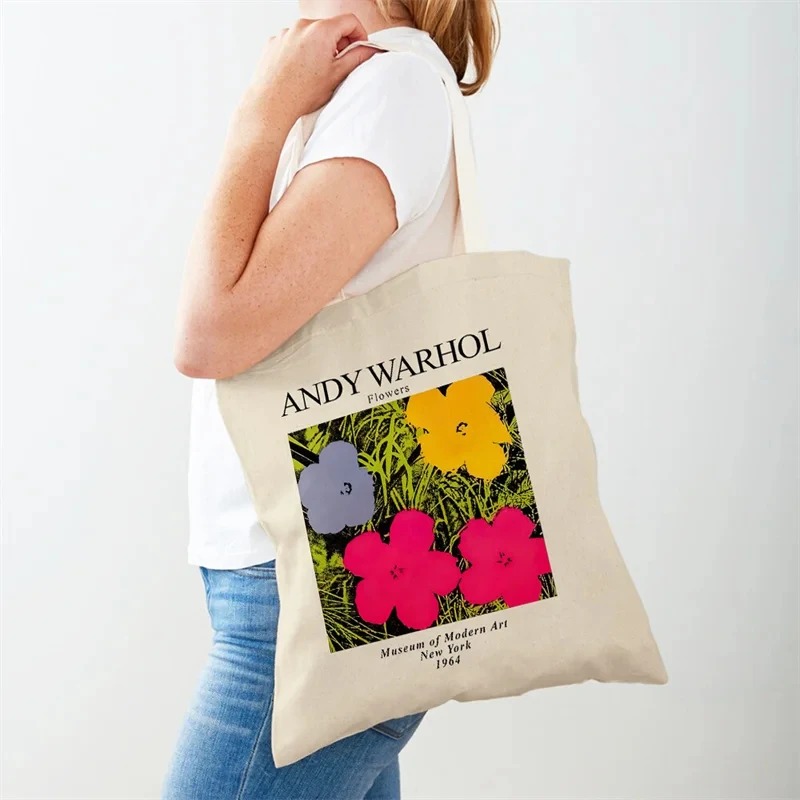 Vintage Art Andy Warhol Women' - Tote Bag Canvas Print avaliação e preço