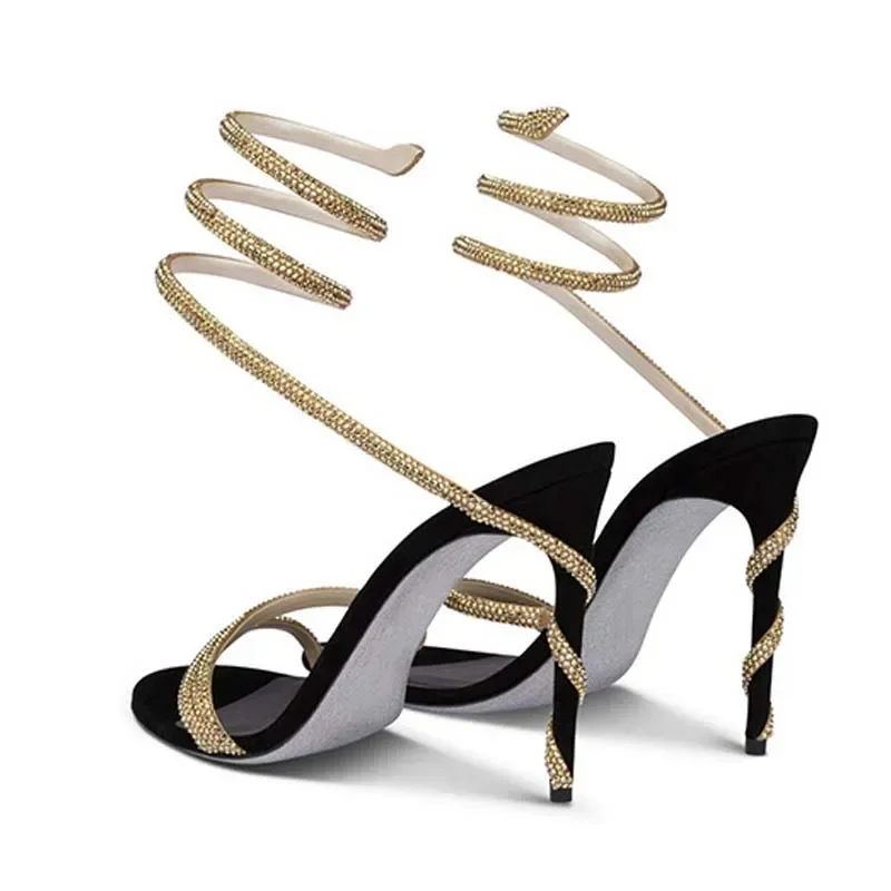 Eilyken Fashion Crystal Stilet - Street Fashion Women avaliação e preço