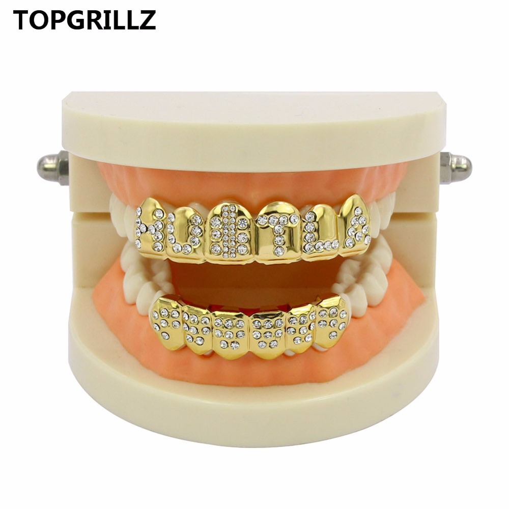 TOPGRILLZ Gold Color Plated Ic - Street Fashion Jewelry avaliação e preço