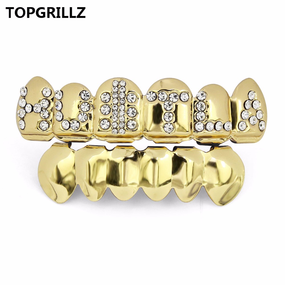 TOPGRILLZ Gold Color Plated Ic - Street Fashion Jewelry avaliação e preço