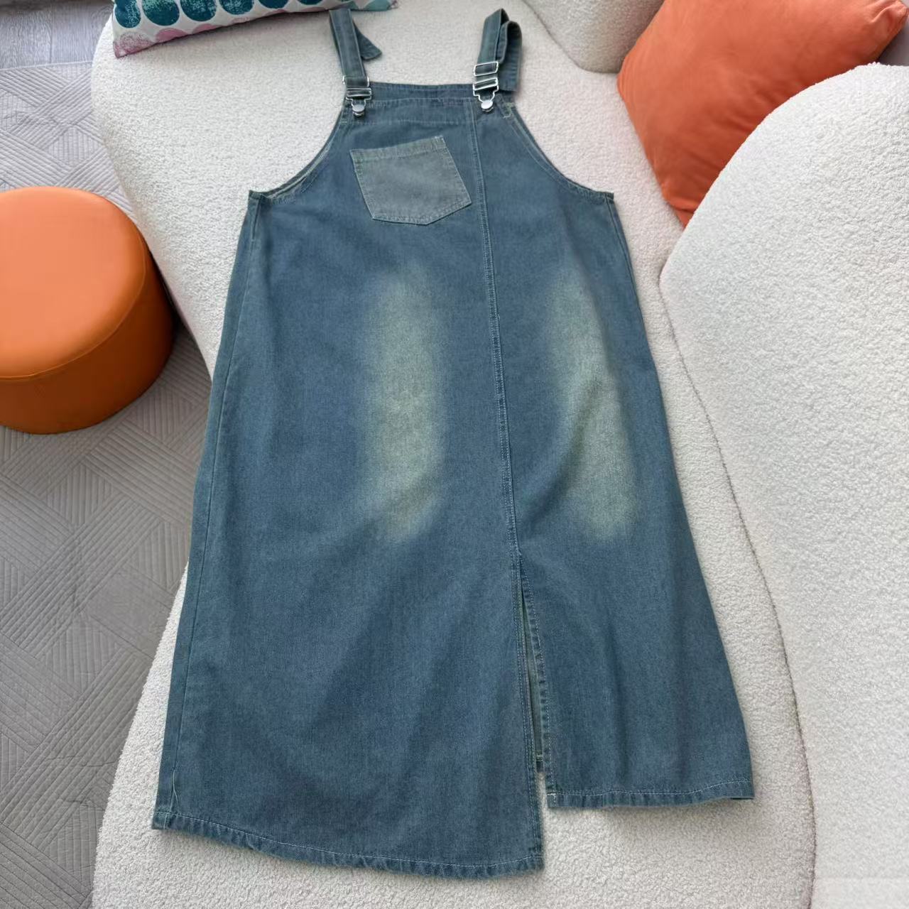 Summer Women's Denim Suspender - Street Fashion Kl avaliação e preço