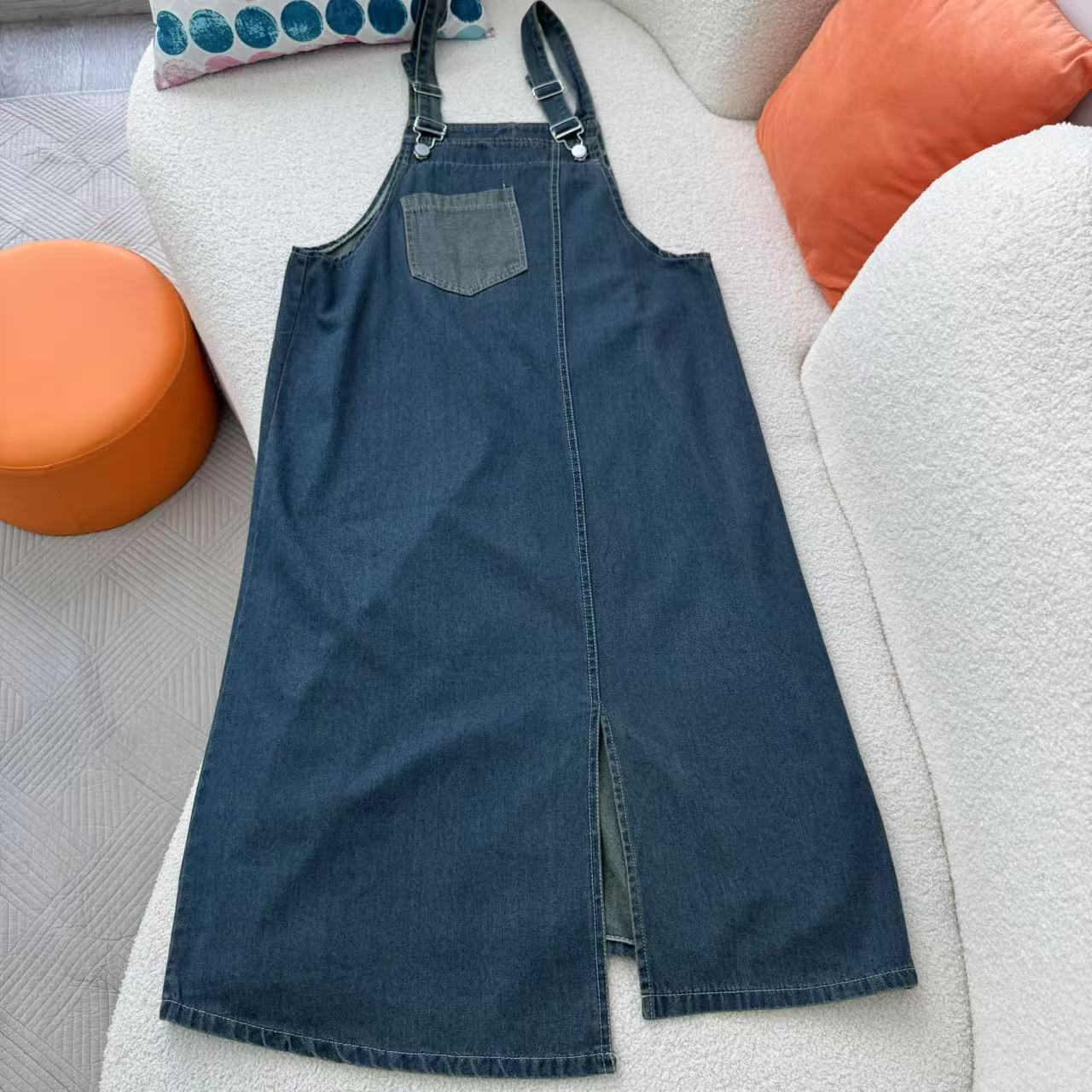 Summer Women's Denim Suspender - Street Fashion Kl avaliação e preço