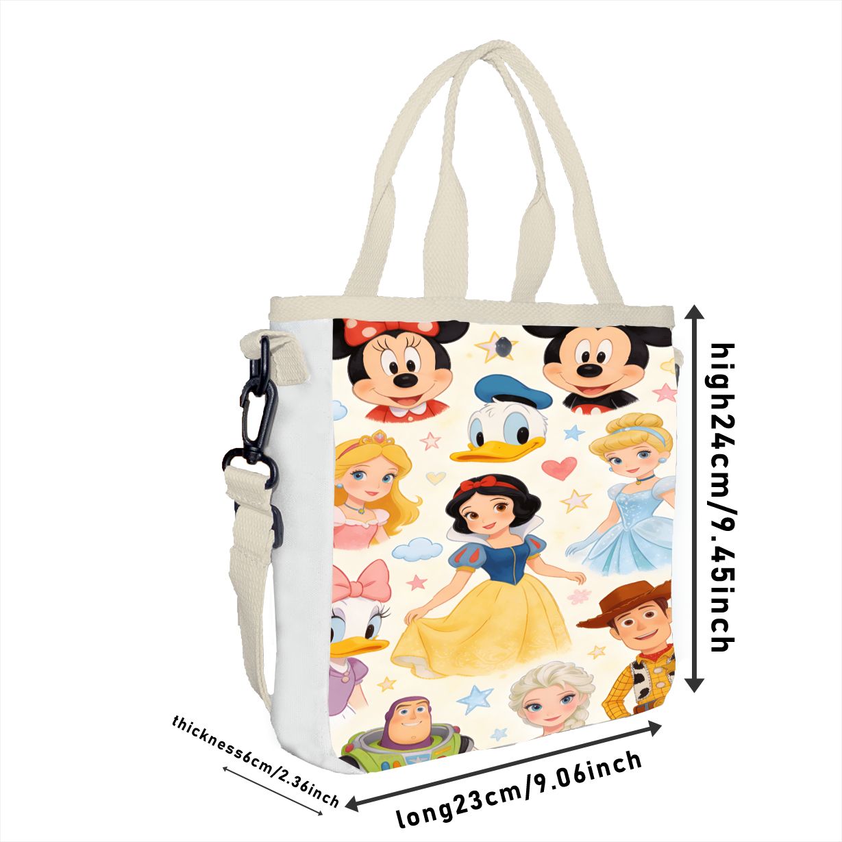 Multifunctional Princess Tote  - Tote Bag Canvas Print avaliação e preço
