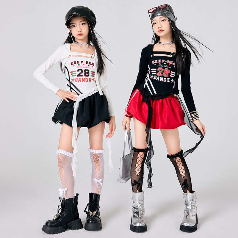 New Girls K-Pop Jazz Stage Out - Street Fashion Outfit Girl avaliação e preço