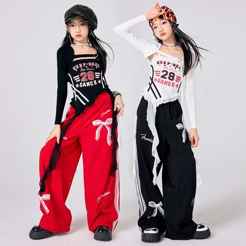 New Girls K-Pop Jazz Stage Out - Street Fashion Outfit Girl avaliação e preço