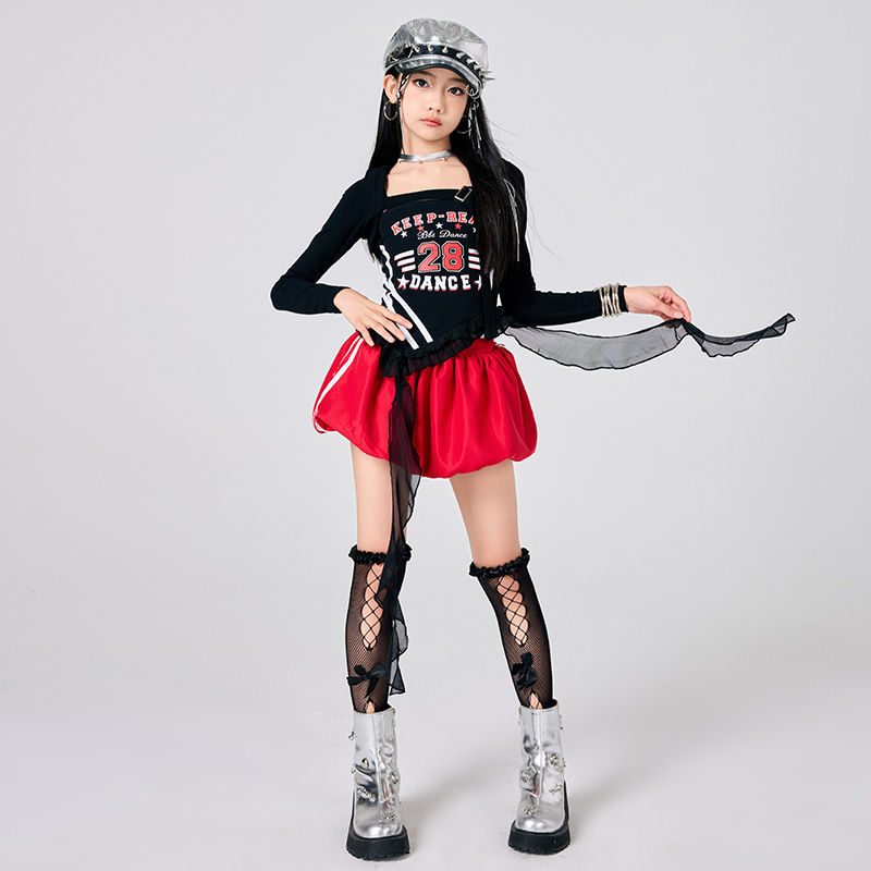 New Girls K-Pop Jazz Stage Out - Street Fashion Outfit Girl avaliação e preço
