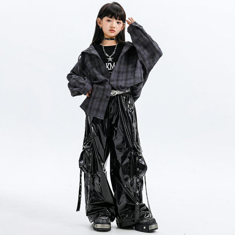 Girls Jazz Dance Costumes Hood - Street Fashion Outfit Girl avaliação e preço