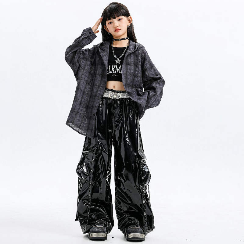 Girls Jazz Dance Costumes Hood - Street Fashion Outfit Girl avaliação e preço