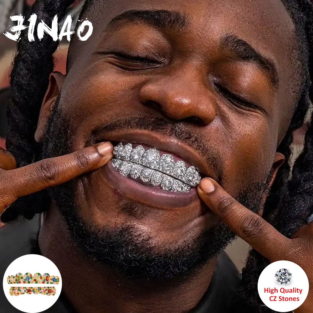 JINAO Hip Hop Full Iced Out 8  - Street Fashion Jewelry avaliação e preço
