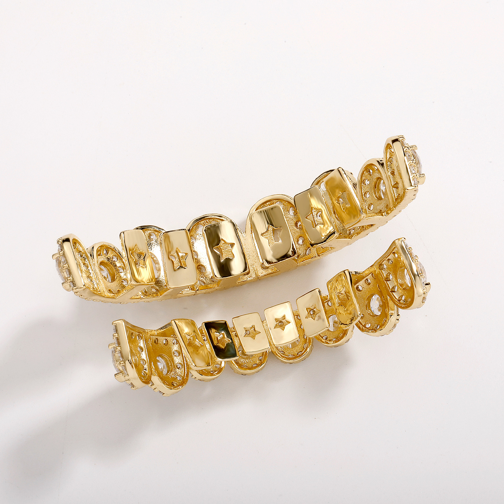 JINAO Hip Hop Full Iced Out 8  - Street Fashion Jewelry avaliação e preço