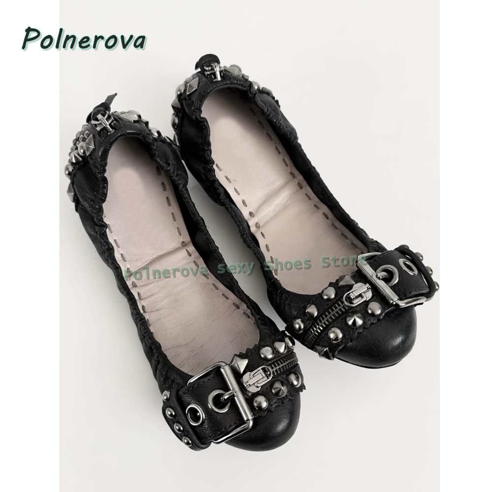Rivet Belt Buckle Mary Jane Sh - Street Fashion Women avaliação e preço