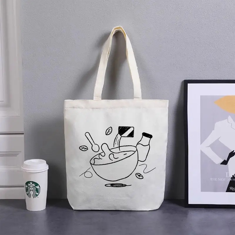 Bread Jam Line Art Canvas Tote - Tote Bag Canvas Print avaliação e preço