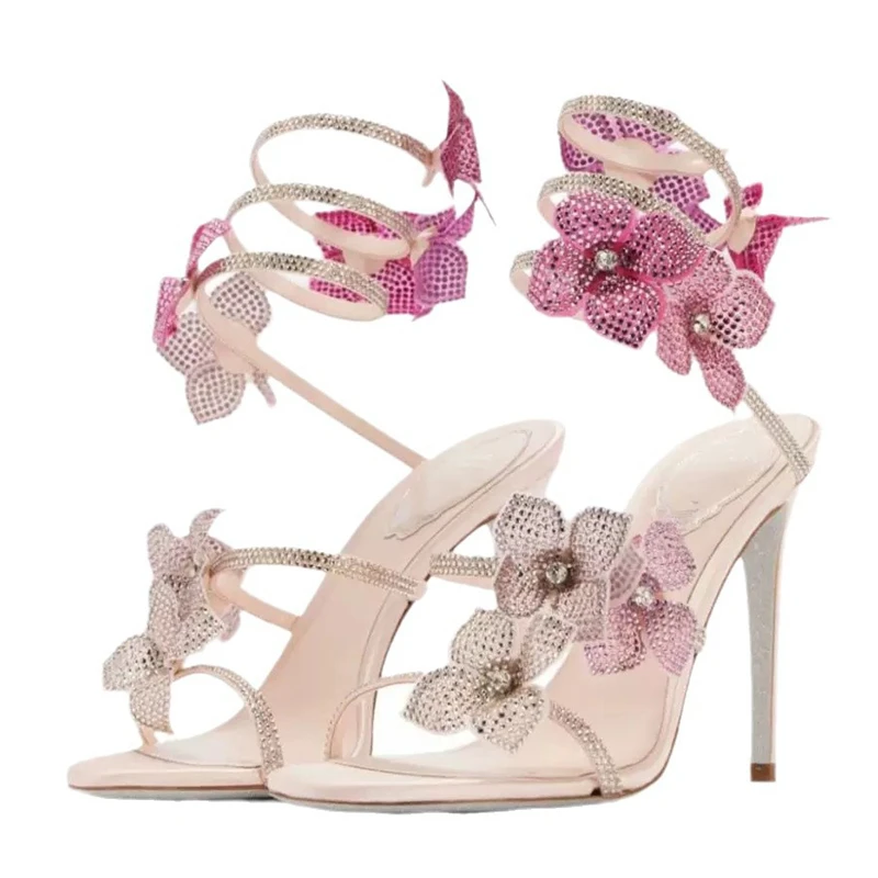 Eilyken Sexy CRYSTAL Flower Th - Street Fashion Women avaliação e preço