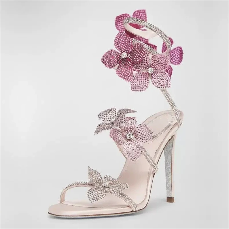 Eilyken Sexy CRYSTAL Flower Th - Street Fashion Women avaliação e preço