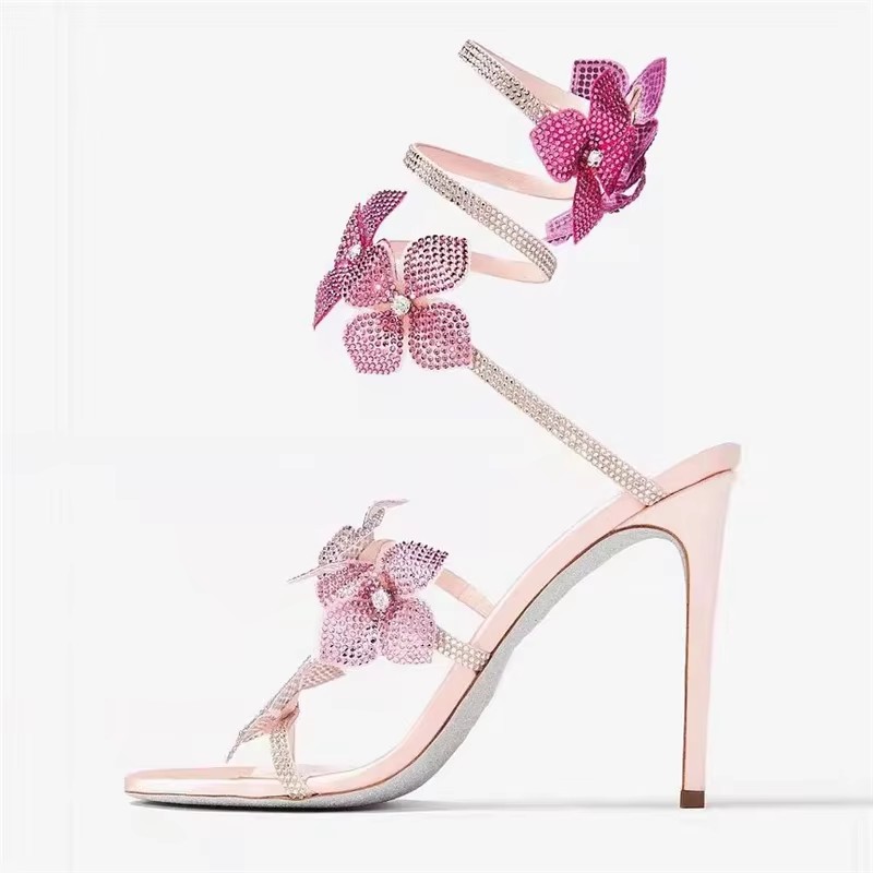 Eilyken Sexy CRYSTAL Flower Th - Street Fashion Women avaliação e preço