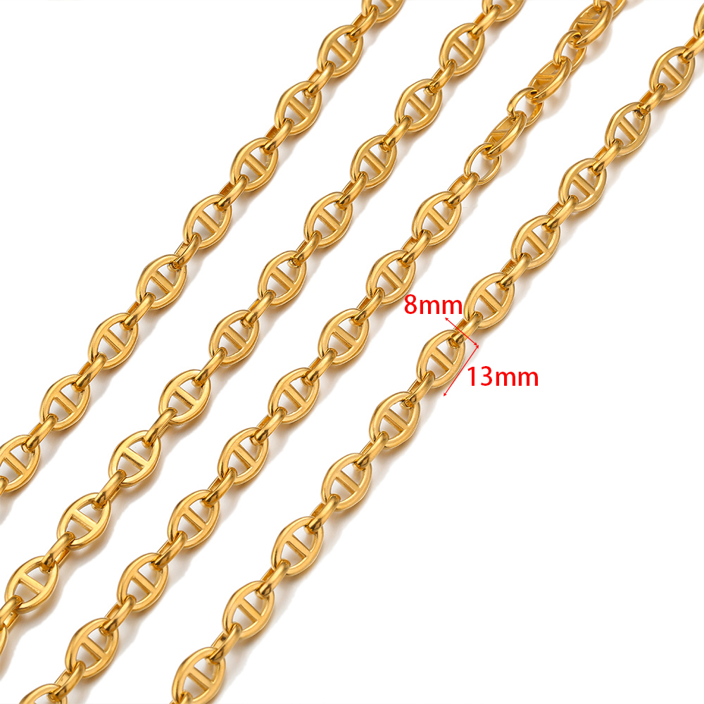 1 Meter Stainless Steel Coffee - Street Fashion Jewelry avaliação e preço