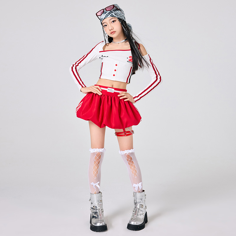 Girls Hip Hop Clothes White To - Street Fashion Outfit Girl avaliação e preço