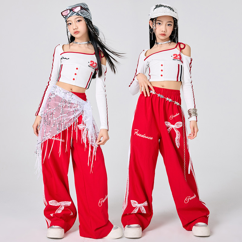 Girls Hip Hop Clothes White To - Street Fashion Outfit Girl avaliação e preço