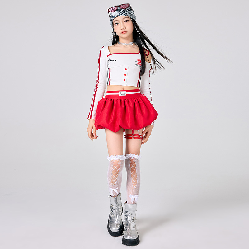 Girls Hip Hop Clothes White To - Street Fashion Outfit Girl avaliação e preço