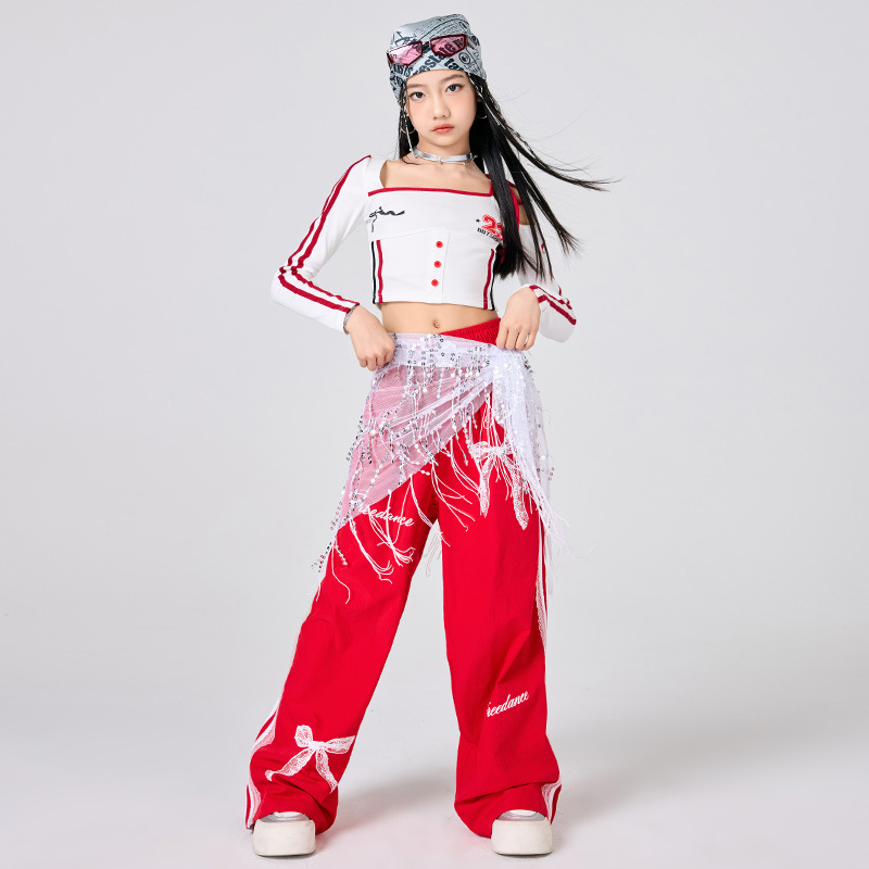 Girls Hip Hop Clothes White To - Street Fashion Outfit Girl avaliação e preço