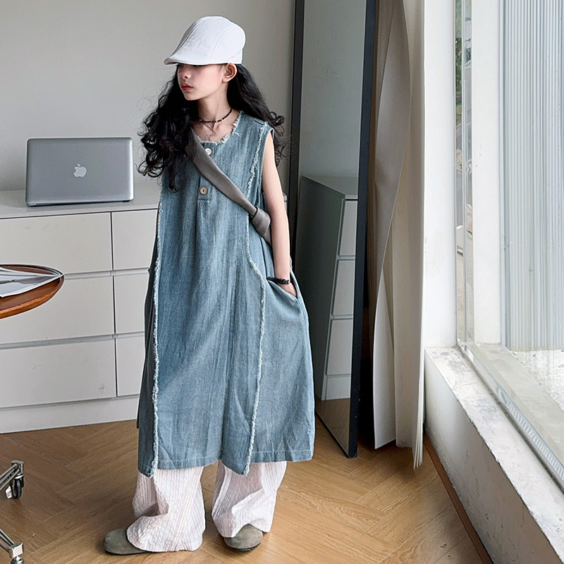 Loose Style Kids Luxury Summer - Street Fashion Outfit Girl avaliação e preço