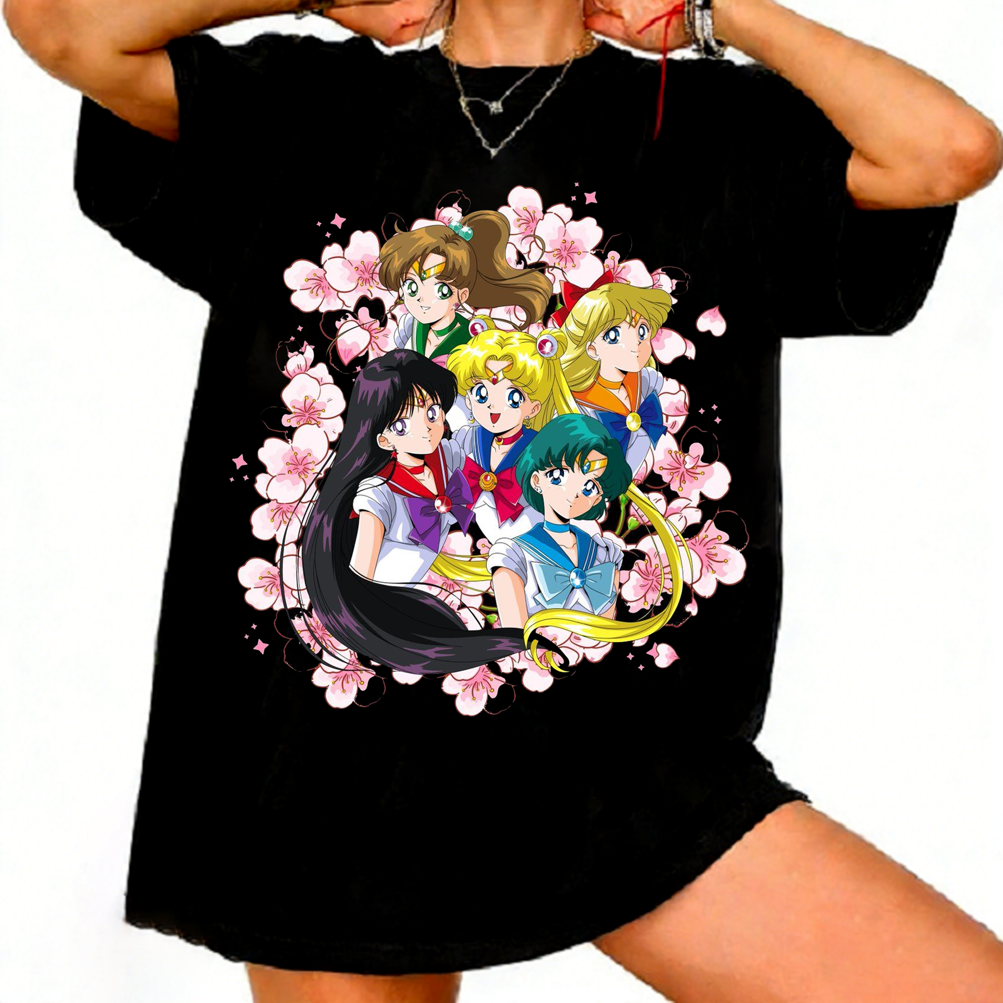 Sailor Moon 90s Retro Anime Gr - Street Fashion Of Japan avaliação e preço