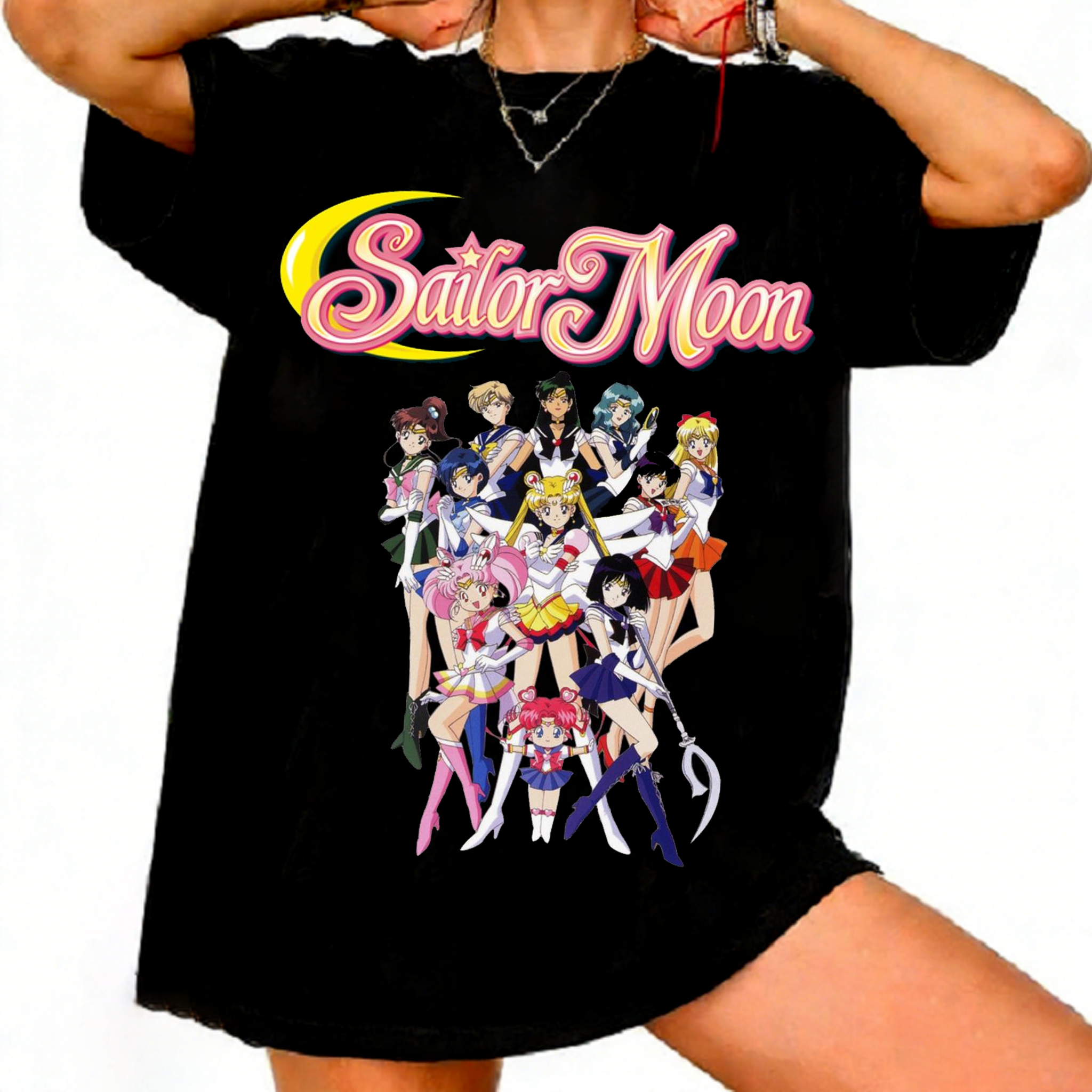 Sailor Moon 90s Retro Anime Gr - Street Fashion Of Japan avaliação e preço