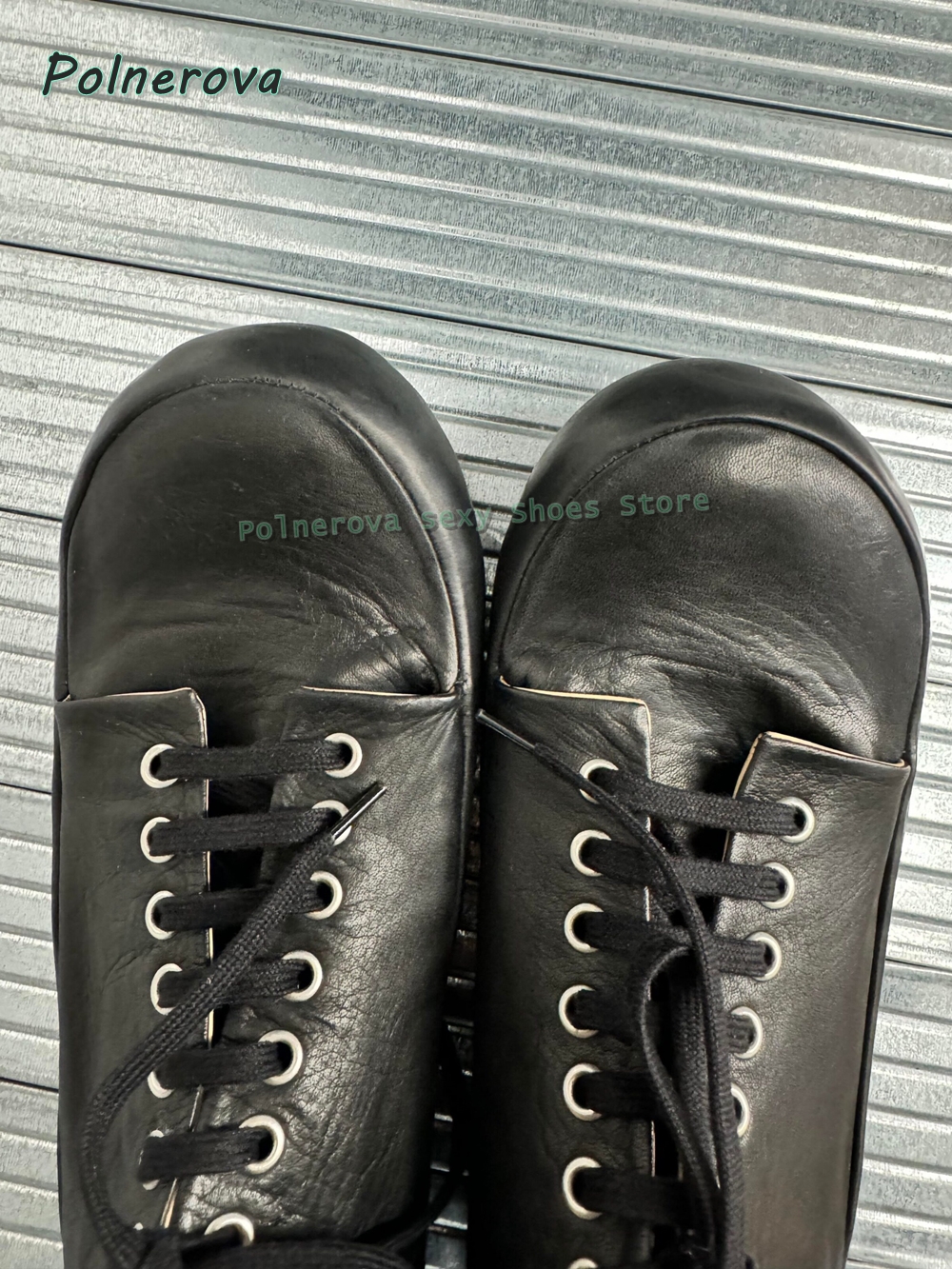 Cocked Round Toe Lace Up Loafe - Street Fashion Women avaliação e preço