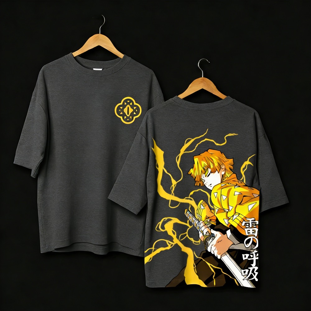 Plus Size Demon Slayer Anime P - Street Fashion Of Japan avaliação e preço