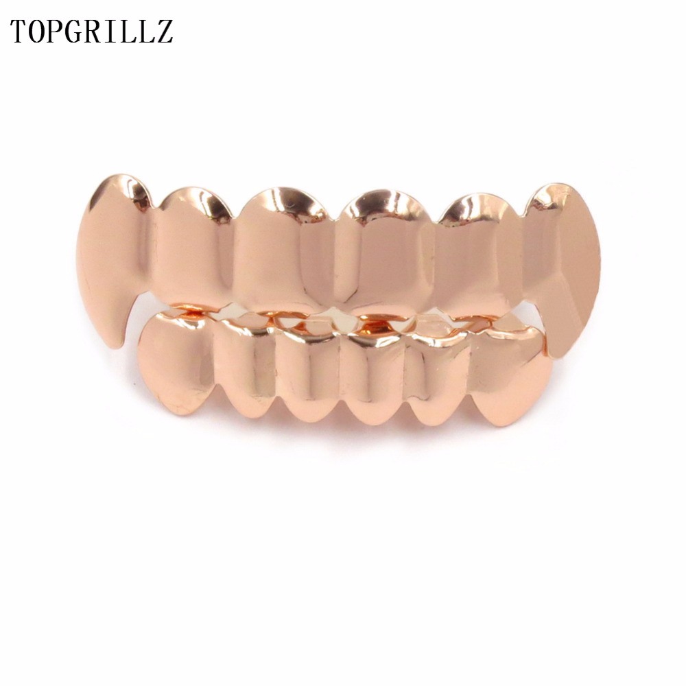 TOPGRILLZ New Fit Rose Gold Co - Street Fashion Jewelry avaliação e preço